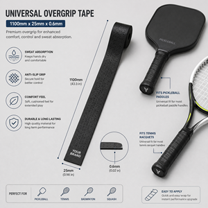 LIBOTAI Comfort Cushion PU Tennis Racket Overgrip <b>Tape</b> High Sweat Absorption Pickleball <b>Grip</b> Wrap - Product Image 6