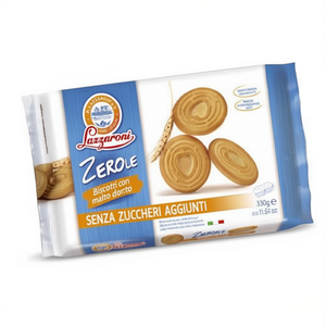 Biscuits croustillants sucrés sans sucre Lazzaroni Zerole avec malt, sans sucre ajouté, 330g x 10 pièces par sachet - Product Image 2