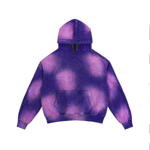 เสื้อฮู้ดแบบสวมหัวของผู้ชายซักด้วยกรดผ้าฝ้ายฟอกสี100% ฤดูหนาว - Product Image 5