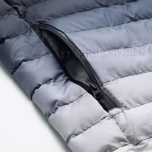 Men's XL Two-Tone Dyed Eco-Friendly Puffer Jacket Custom Logo Waterproof <b>Stand</b> Collar Breathable Lightweight Winter Outdoor <b>Work</b> - Product Image 6