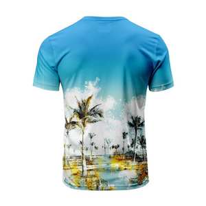 Polos de secado rápido que absorben la humedad para hombre, sublimación con ropa atlética de alto rendimiento, polos cómodos - Product Image 4