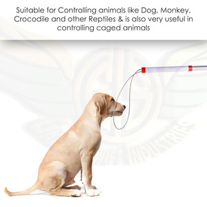 ที่คีบงูอลูมิเนียมแข็งแบบมืออาชีพด้ามสแตนเลสน้ำหนักเบาอุปกรณ์ดูแลสัตว์เลี้ยงกลางแจ้ง - Product Image 2