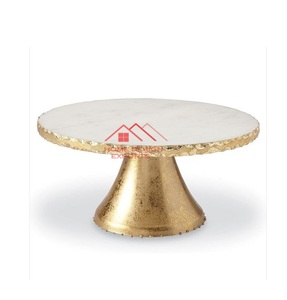 Base Decorativa para Tartas con Tapa de Mármol, Exhibidor de Postres, Frutas y Tartas, Disponible con Logotipo Personalizado - Product Image 3