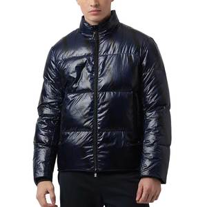 Veste matelassée pour hommes entièrement personnalisée et imperméable coupe-vent matelassée en duvet d'extérieur mode Slim Fit vestes d'hiver en gros OEM ODM - Product Image 1