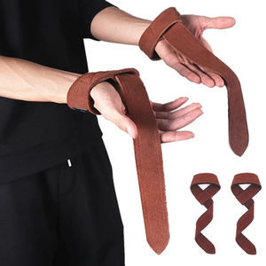 Custom Heavy Duty Adjustable Durable Lightweight Cowhide Non-Slip Gym <b>Lifting</b> <b>Straps</b> at Price <b>for</b> Unisex - Product Image 3