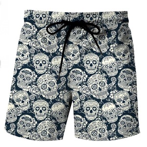 Short de gym à imprimé floral à carreaux XXL pour hommes, short élégant, botte de maternité extensible, vêtements de plage, vente à chaud, prix d'usine, vente en gros - Product Image 3