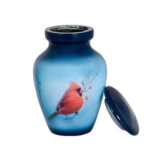 Urne souvenir en aluminium à prix abordable pour les cendres de crémation avec un design durable qui combine beauté, élégance et longévité - Product Image 2