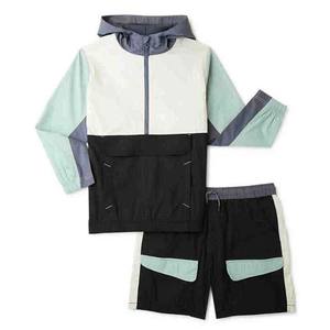 Conjuntos de hombre con logotipo personalizado, chándal cortavientos, chaqueta transpirable, conjunto cortavientos de dos piezas, chándales para hombre, HIGH STREET - Product Image 2