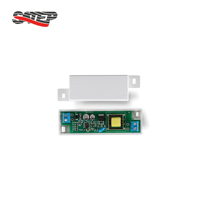 Piezo IP40 Alarm Siren Flush Mount Bentuk Bulat Sensor Getaran untuk Alarm Pencuri Dimensi Kecil Buatan Italia Ceiling Sounder IP