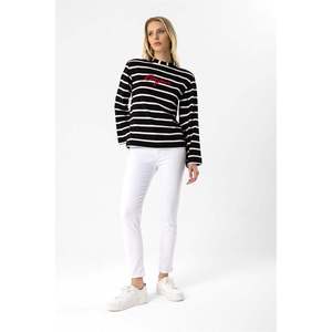 Sudadera Acolchada con Bordado a Rayas en la Parte Delantera 101 - Product Image 2