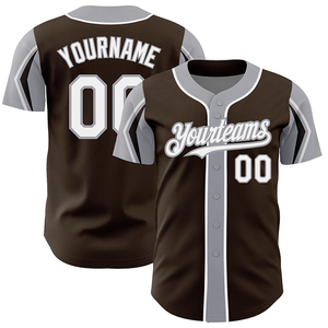 Livraison rapide de hauts de baseball Support de conception personnelle prêt pour l'école ou la ligue - Product Image 2