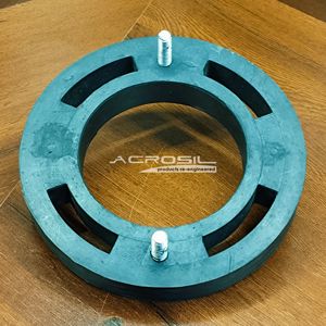 Acoplamiento de goma negro de alta resistencia para uso de tamiz mecánico Corte personalizado procesado - Product Image 1