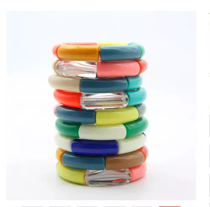 ใหม่เรซิ่นร่วมสร้อยข้อมือข้อมือสำหรับผู้หญิงแนวโน้มที่ร้อนแรงที่สุดขายอินเดียเครื่องประดับแฟชั่นเครื่องประดับสร้อยข้อมือและกำไลข้อมือ - Product Image 4