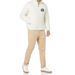 Haute qualité hommes matelassé Designer hiver doudoune vert Polyester toile imperméable bulle rembourré manteau pour l'extérieur - Product Image 6