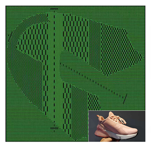 Fábrica personalizable Color Pop diseño Fly Knit transpirable deporte superior malla zapato Durable Pointelle tela Material calzado - Product Image 1