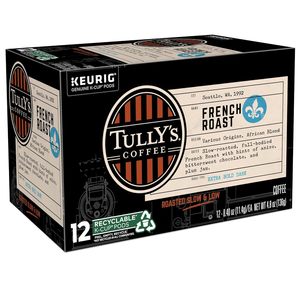 Café Tully's French Roast, dosettes K-Cup individuelles Keurig, café torréfié foncé, 72 unités - Product Image 2