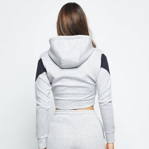 Vente Flash : Sweat à Capuche Court en Coton à Manches Longues Grande Taille pour Femme – Personnalisable, Respirant, Écologique, Idéal Hiver – Vente en Gros - Product Image 6