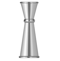 Coctelera de acero Copa de vidrio para bebidas Jigger medidor Cuchara mezcladora Barra de acero inoxidable Herramientas artículos de barra
