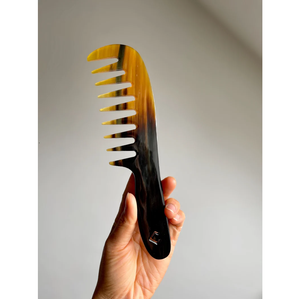 Peine de Cuerno Natural Hecho a Mano de Alta Calidad Personalizado de Lujo para Peinar el Cabello, Especial para Navidad - Product Image 5