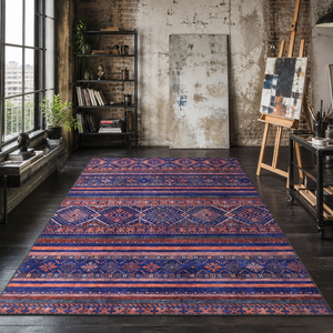 <b>Rug</b> Weavers RW1322M Wanderer Lilac Boho Washable <b>Rug</b> Dropshipping Wholesale Washable Chenille 10 Sizes - Product Image 3