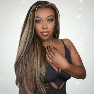 Dégagement 18 "22" 24 "<span class=keywords><strong>32</strong></span>" 180% Densité Balayge Highlight 13*4 Body Wave/Perruque avant en dentelle transparente droite soyeuse - Product Image 5