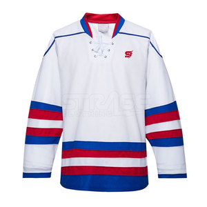 Service OEM, conception, vente en gros, maillot de hockey sur glace personnalisé pour adultes, nouveau stock, 100% polyester, écologique - Product Image 1