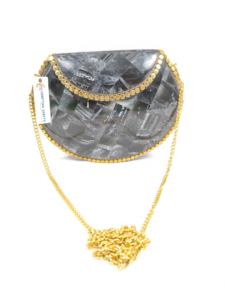 Embragues de Metal hechos a mano para mujer, diseño de mosaico para eventos especiales y fiestas, bolso de mano de noche pulido para mujer a la venta - Product Image 4