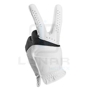 Leather Palm Golf Gloves for Men With Thumb Improved Feel & Durability in <b>Key</b> Wear Areas and Available Custom Brand <b>Labelling</b> - Product Image 3