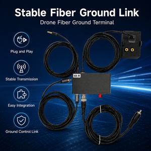 Módulo de Unidad Terrestre de Fibra Óptica para Dron UAV, Transceptor Óptico TTL, DC 5V a 26V para Enlace de Larga Distancia - Product Image 2
