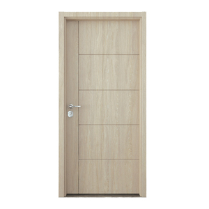 Moderno modelo 3D diseño antideslizante madera PVC plástico puerta Interior ODM fabricado Vietnam para apartamentos deslizamiento MDF Exterior - Product Image 3