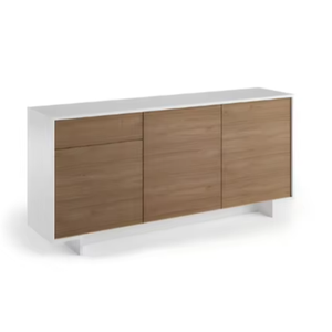 Terraneo Modern Wood Three-Door Dining Living Room <b>Sideboard</b> with Drawer Home <b>Storage</b> Made in Italy Hidden Handle - Product Image 1