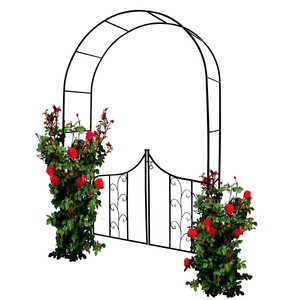 Arco de Pérgola para Jardín, para Rosas, Puerta para Flores, para Uso con Plantas - Product Image 1