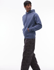 2025 Custom Logo Winter Streetwear Polyester/Cotton Fleece Thick Heavyweight Pullover <b>Zip</b>-Up Hoodies Pocket Regular Fit for Men - Product Image 2