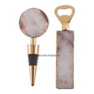 Abridor de botellas de metal resistente chapado en oro de alta calidad de aspecto elegante con asas de aspecto atractivo de diseñador elegante único - Product Image 2