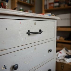 Poignée d'armoire réglable en fonte noire moderne Fleur de Lys Poignées de tiroir rustiques pour la cuisine, la chambre, le salon et l'hôtel - Product Image 5