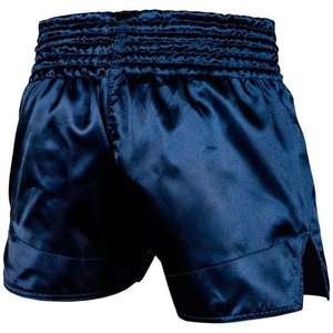 Pantalones cortos de entrenamiento de gimnasio de alta calidad, joggers de malla satinada para Fitness, entrenamiento atlético, artes marciales, ropa de gimnasio MMA de calle alta sólida - Product Image 5