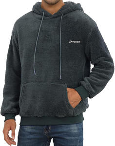 Sherpa <b>Lined</b> <b>Fleece</b> <b>Hoodie</b> Hooded Sweatshirt for Casual and Street Wear - Product Image 1