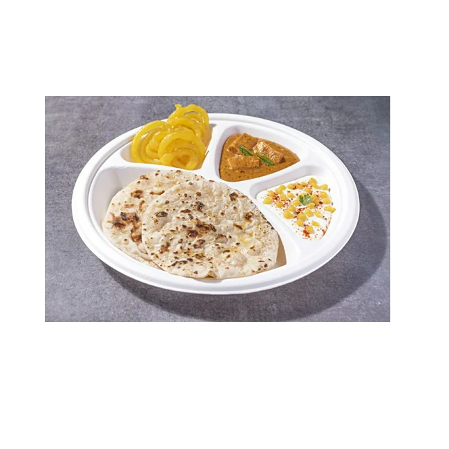 Platos Desechables Ecológicos India Calidad y Durabilidad