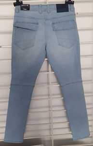 Jeans de marque personnalisés pour femmes prix de gros pantalon en denim taille moyenne style décontracté anti-rides pour l'été - Product Image 2