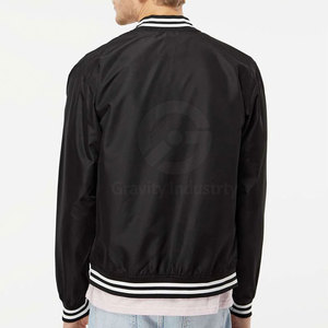 Veste bomber d'hiver pour homme de haute qualité, best-seller, avec col montant, logo sur le devant, design personnalisé, écologique, respirante, vente en gros - Product Image 6