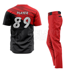 Nuevo Conjunto de Uniforme de Béisbol y Sóftbol Personalizable, Transpirable, de Secado Rápido, 100% Poliéster, Ropa Deportiva para Equipos - Product Image 2