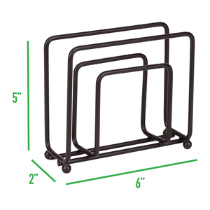 Modern <b>Black</b> Metal Napkin Holder Multi-Functional for Dining Table Kitchen Restaurant Outdoor Use Custom Logo Packaged in Carton - Product Image 3