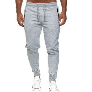 <b>Men's</b> Customizable 100% Cotton Mid Waist Casual Pants Breathable with Embroidered Straight Side Pocket Canvas Fabric - Product Image 6