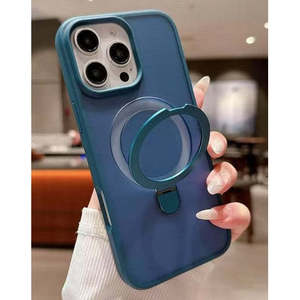 Funda con Anillo Magnético Translúcido para iPhone 18 Pro Max, Color Azul - Product Image 1
