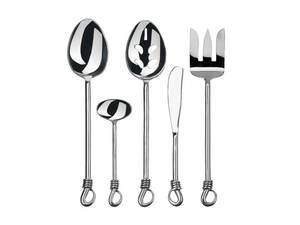 Juego de cubiertos pulidos en oro de acero inoxidable para boda con mango de madera, diseño moderno de la mejor calidad, fabricante indio - Product Image 2