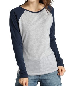 2024 nouveauté Design de mode femmes T-shirts haute qualité Logos respirant T-Shirts double couleur à manches longues confortable - Product Image 1