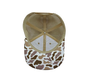Sombrero de camionero de 6 paneles de camuflaje con impresión digital promocional con logotipo personalizado, espalda de malla de alta calidad, tamaño ajustable para adultos - Product Image 5