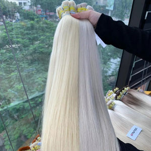 สำหรับการต่อผม60ซม. ผู้บริจาคเดี่ยวผมตรงแบบเวียดนามย้อมสี100กรัมแบบพรีเมี่ยม - Product Image 1