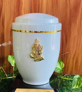 U002人間の灰のための素敵な品質の葬儀金属火葬壷 - Product Image 4