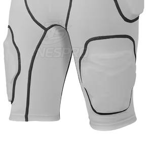 กางเกงฟุตบอลขาสั้นอเมริกันบุตาข่ายระบายอากาศได้ดีป้องกันเข่าและปรับได้ทำจากโพลีเอสเตอร์100% ทนทานปรับแต่งได้สำหรับผู้ชาย - Product Image 6